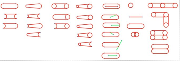 Supported Slot Shapes