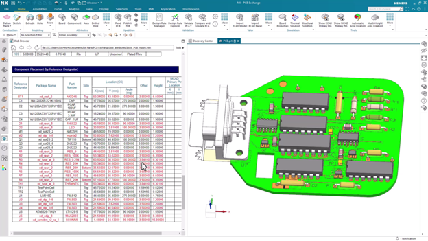 NX PCB Exchange Validation